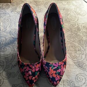 Floral Print Heels